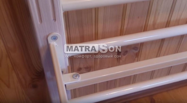 Металлическая кровать Диана на деревянных ножках , Фото № 3 - matrason.ua