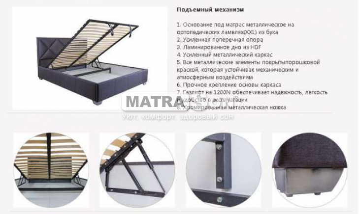 Кровать ВЕСТА , Фото № 9 - matrason.ua