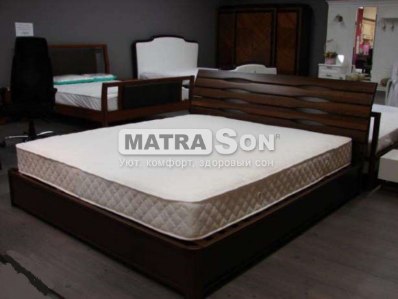 Кровать из бука Марита Люкс с подъемным механизмом , Фото № 3 - matrason.ua