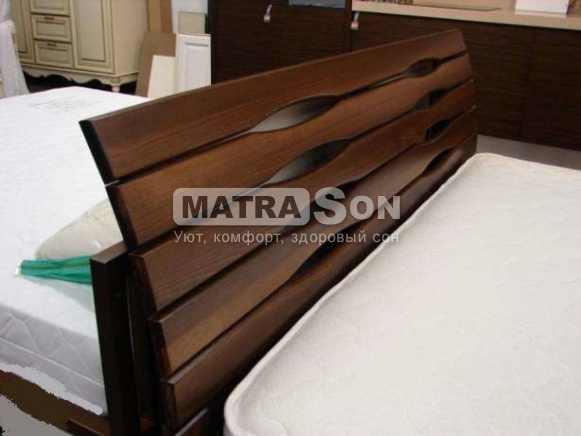 Кровать из бука Марита Люкс с подъемным механизмом , Фото № 5 - matrason.ua