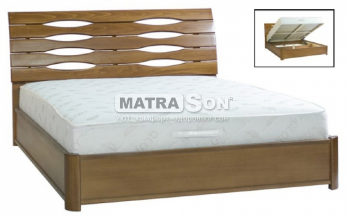 Кровать из бука Марита Люкс с подъемным механизмом , Фото № 9 - matrason.ua
