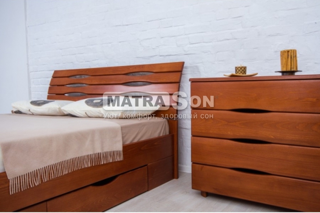 Кровать из бука Марита Макси с ящиками , Фото № 9 - matrason.ua