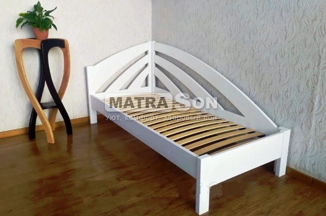 Кровать угловая деревянная  Радуга 