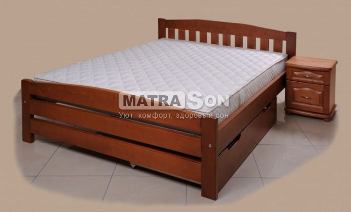 Кровать из массива ольхи Аврора , Фото № 4 - matrason.ua