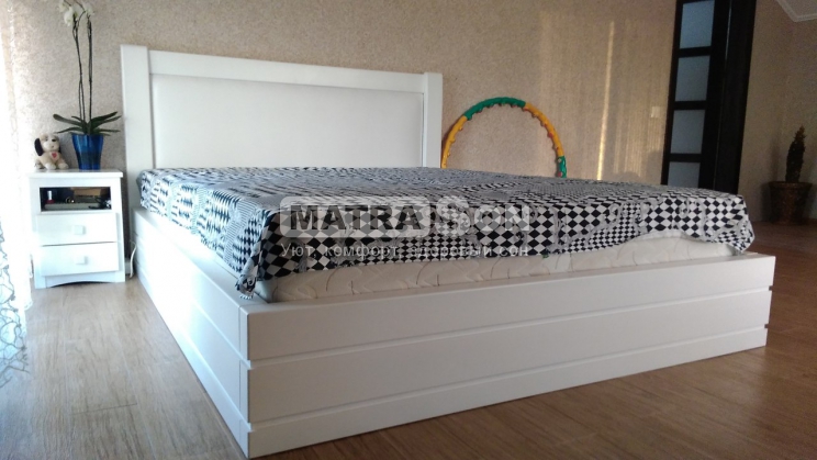 Кровать из бука Торино с подъемным механизмом , Фото № 3 - matrason.ua