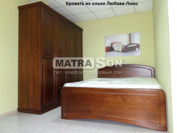 Кровать из ольхи Любава , Фото № 5 - matrason.ua