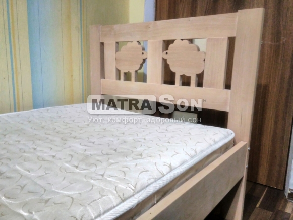 Кровать из ольхи с барашками , Фото № 4 - matrason.ua