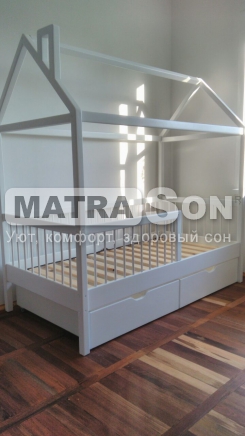 Кровать детская из ольхи Домик , Фото № 4 - matrason.ua