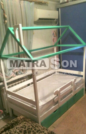 Кровать детская из ольхи Домик , Фото № 5 - matrason.ua