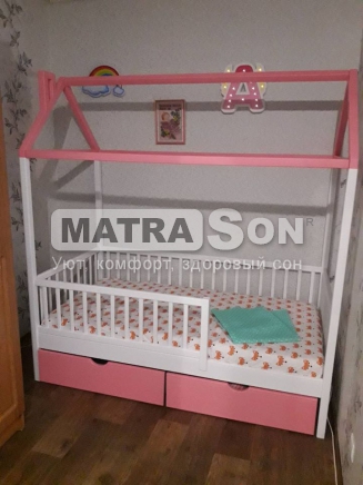Кровать детская из ольхи Домик , Фото № 8 - matrason.ua
