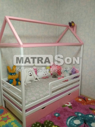 Кровать детская из ольхи Домик , Фото № 9 - matrason.ua