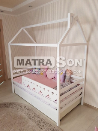 Кровать детская из ольхи Домик , Фото № 12 - matrason.ua