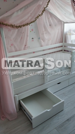 Кровать детская из ольхи Домик , Фото № 21 - matrason.ua