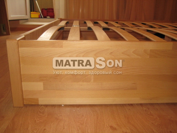 Кровать из бука с коробом для белья Октавия С1 , Фото № 6 - matrason.ua