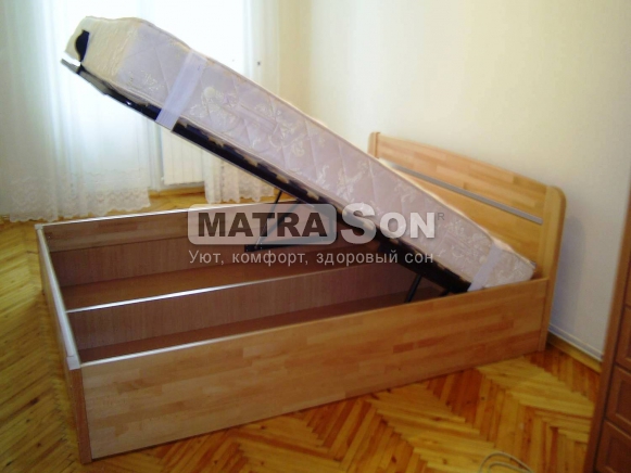 Кровать из бука с коробом для белья Октавия С1 , Фото № 9 - matrason.ua
