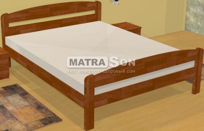 Кровать из бука Октавия С2 + ящики для белья , Фото № 6 - matrason.ua
