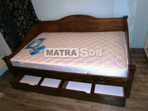 Кровать из бука Камелия с ящиками для белья , Фото № 5 - matrason.ua
