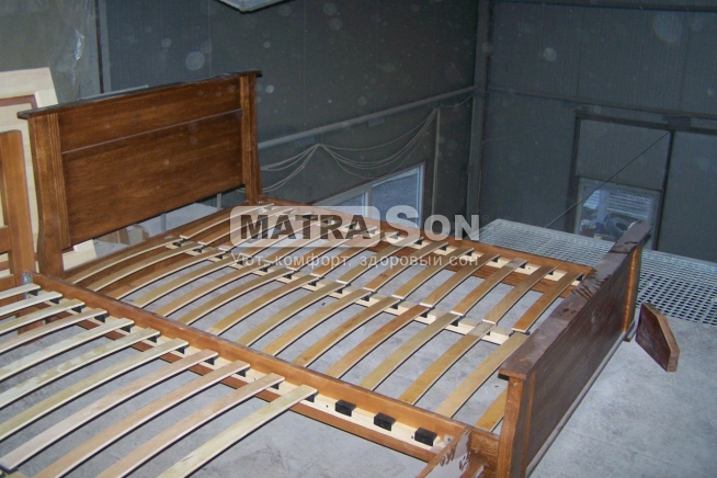 Кровать из бука с мягким изголовьем Таис+ , Фото № 12 - matrason.ua