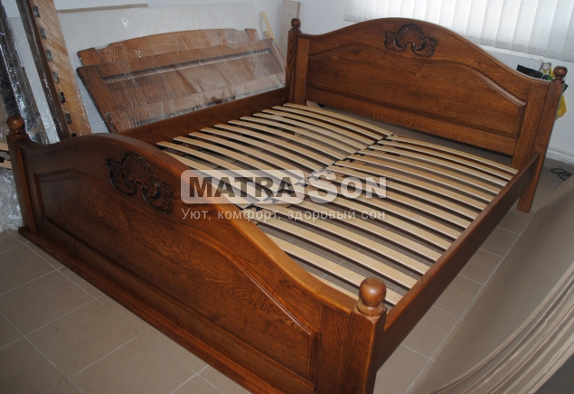 Кровать из дуба Афродита с ящиками для белья , Фото № 16 - matrason.ua