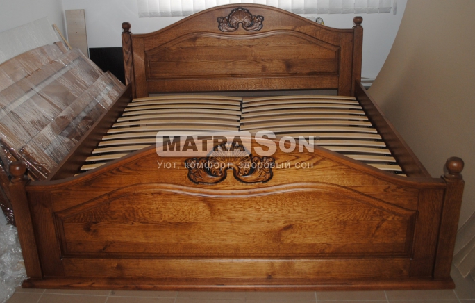 Кровать из дуба Афродита с ящиками для белья , Фото № 17 - matrason.ua