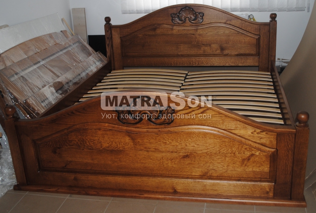 Кровать из дуба Афродита с ящиками для белья , Фото № 18 - matrason.ua