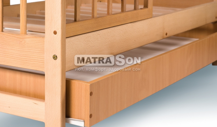 Кровать детская Бук-эконом с ящиком , Фото № 3 - matrason.ua