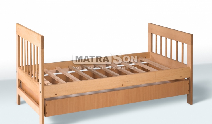 Кровать детская Бук-эконом с ящиком , Фото № 4 - matrason.ua