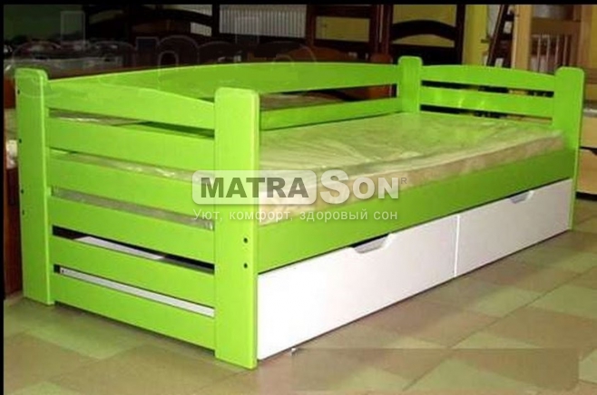Детская кровать Малыш с ящиками цветная , Фото № 4 - matrason.ua