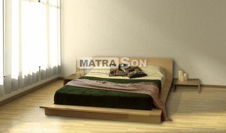 Кровать-подиум деревянная "Фиджи" , Фото № 1 - matrason.ua