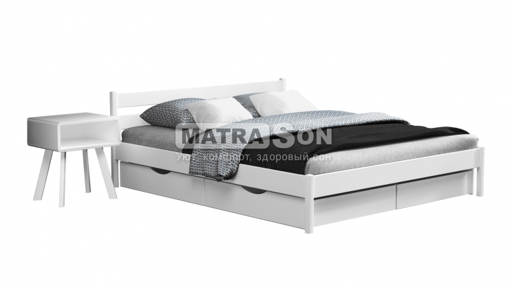 Кровать из бука Нота бене ТМ Эстелла  в наличии , Фото № 3 - matrason.ua
