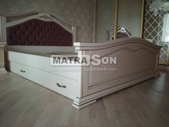 Кровать из массива ольхи Флоренция , Фото № 2 - matrason.ua