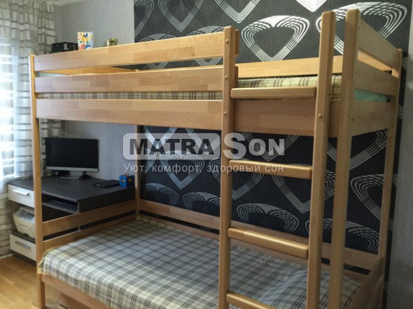 Кровать Дуэт двухъярусная, деревянная в НАЛИЧИИ , Фото № 1 - matrason.ua