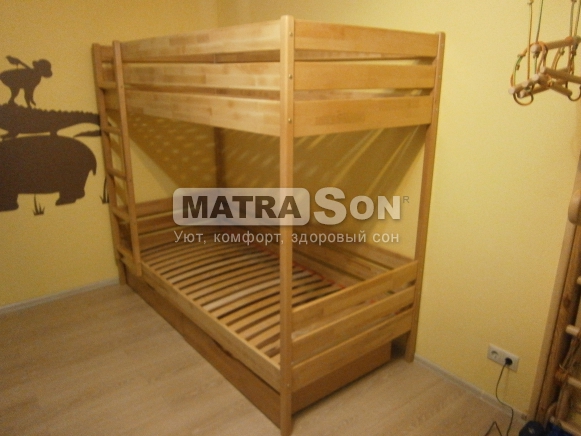 Кровать Дуэт двухъярусная, деревянная в НАЛИЧИИ , Фото № 12 - matrason.ua