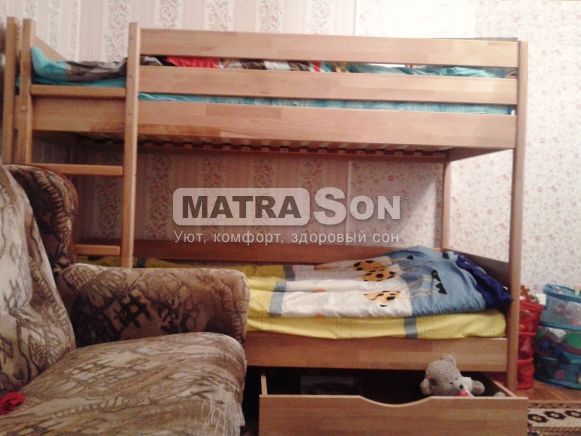 Кровать Дуэт двухъярусная, деревянная в НАЛИЧИИ , Фото № 17 - matrason.ua