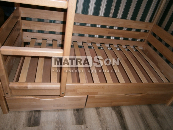 Кровать Дуэт двухъярусная, деревянная в НАЛИЧИИ , Фото № 25 - matrason.ua