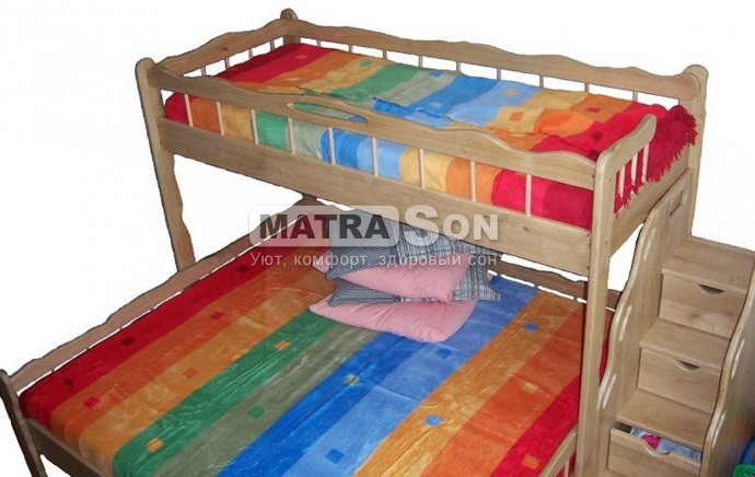 Кровать двухърусная для детей и взрослых Джунгли , Фото № 3 - matrason.ua