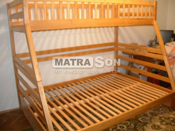Двухъярусная кровать из дерева Юнона , Фото № 10 - matrason.ua