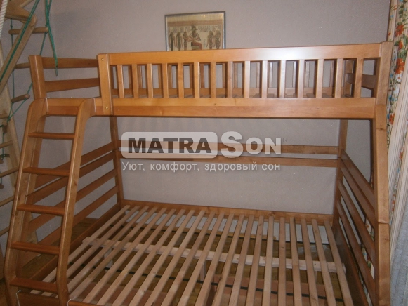 Двухъярусная кровать из дерева Юнона , Фото № 11 - matrason.ua