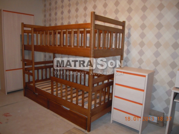 Кровать-трансформер из бука Незнайка , Фото № 4 - matrason.ua